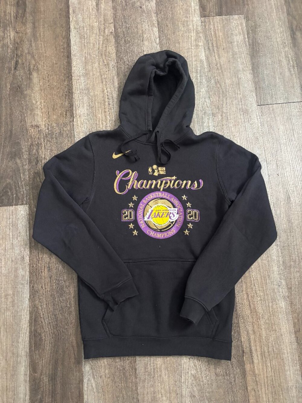 2020 Nike LA Lakers NBA Bubble Championship Hoodie / Sweatshirt